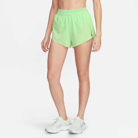 NIKE Women XL AEROSWIFT DRI-FIT ADV 3'' RUNNING SHORTS FN2328 376 GREEN - Picture 3 of 10